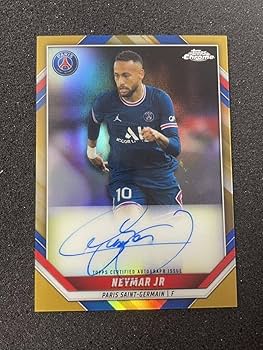Amazon.co.jp: Topps Chrome PSG ネイマール Neymar Jr. 直筆
